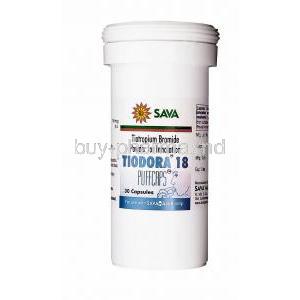 Tiodora 18 Puffcaps, Tiotropium Bromide 18mcg bottle