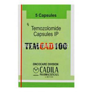 TEMCAD, Temozolomide 100mg Box