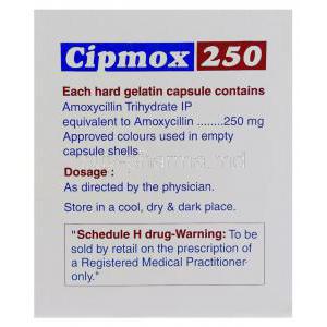 Generic  Amoxil, Amoxycillin 250 mg composition