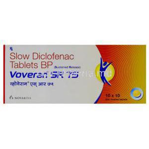 Generic  Voltaren SR,  Diclofenac Sodium 100 Mg