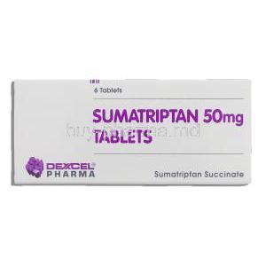 Sumatriptan, Sumatriptan  50 mg Dexcel pharma