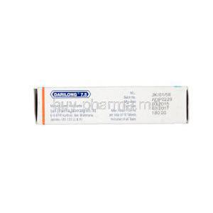 Darilong 7.5, Generic Enablex, Darifenacin 7.5 mg Extended Release Box Manufacturer Sun Pharma