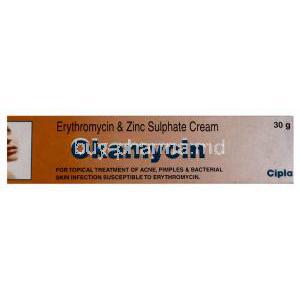 Okamycin, Erythromycin  3% 30 gm Cream cipla