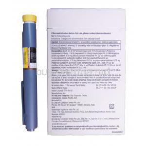 Humalog Mix25 KwikPen 5 x 3ml Prefilled Pens, 25% Insulin Lispro and 75% Insulin Lispro Protamine Suspension 100IU per ml Box Information