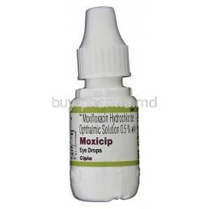 Moxicip, Moxifloxacin Hcl 0.5% 5 Ml Ophthalmic Solution (Cipla)