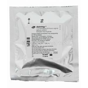 ESTRING Vaginal Ring, Estradiol Hemihydrate 2mg Packaging