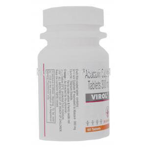 Virol, Generic  Ziagen, Abacavir 300 mg Ranbaxy Composition