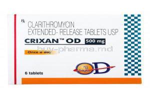 Crixan , Clarithromycin