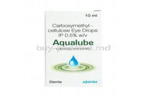 Aqualube Lubricant Eye Drop, Carboxymethylcellulose