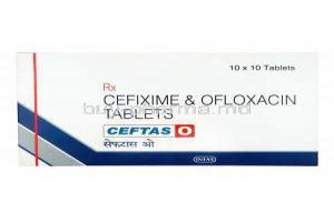 Ceftas O, Cefixime/ Ofloxacin