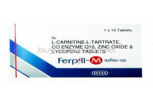 Ferpill-M, Levocarnitine/ Coenzyme Q10/ Lycopene/ Zinc