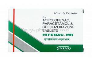Hifenac-MR, Aceclofenac/ Paracetamol/ Chlorzoxazone
