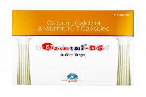 Gemcal-DS, Calcium Carbonate/ Calcitriol/ Vitamin K2