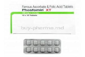 Phosfomin XT, Ferrous Ascorbate/ Folic Acid