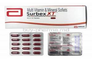 Surbex XT, Vitamin B6/ Nicotinamide/ Vitamin B12