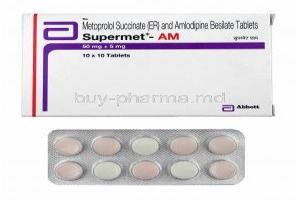 Supermet-AM, Amlodipine/ Metoprolol Succinate