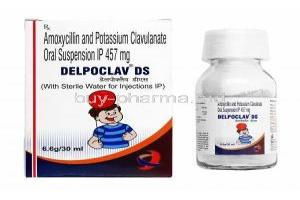 Delpoclav DS Oral Suspension, Amoxycillin/ Clavulanic Acid