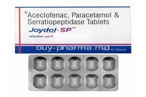Joydol-SP, Aceclofenac/ Paracetamol/ Serratiopeptidase