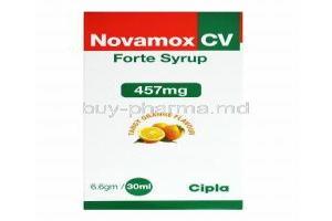 Novamox CV Forte Syrup Orange Flavour, Amoxycillin/ Clavulanic Acid