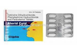 Alerid Cold, Cetirizine/ Paracetamol/ Phenylephrine