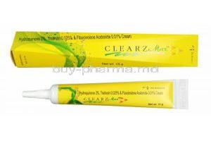 Clearz Max Cream, Hydroquinone/ Tretinoin/ Fluocinolone acetonide