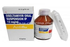 Antiflu Oral Suspension, Oseltamivir Phosphate