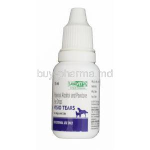 VISIO TEARS for Dogs and Cats 15ml, Generic Refresh, Polyvinyl Alcohol 14mg + Povidone 6mg + Chlorbutol 5mg per ml Bottle
