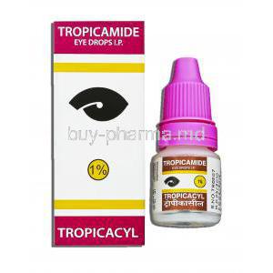 Tropicacyl, Generic Mydriacyl,  Tropicamide 1% 5 Ml Ophthalmic Solutions Eye Drops (Sunways)