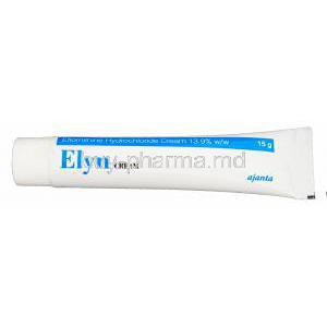 ELYN CREAM 15gm, Generic VANIQA, Eflornithine Hydrochloride 13.9% per gm Tube
