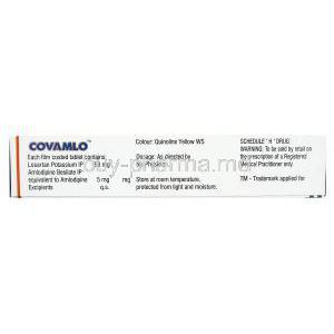 Covamlo, Losartan and Amlodipine dosage