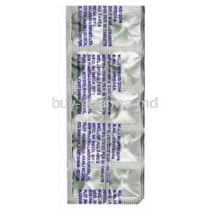 Olvance H, Hydrochlorothiazide/ Olmesartan 40mg tablets back