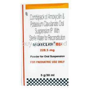 Moxclav 228.5 Oral Suspension, Amoxicillin/ Clavulanic Acid