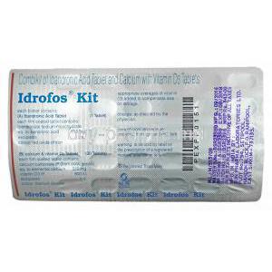 Idrofos KIT tablets back