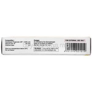 Halox ES Ointment, Halobetasol/ Salicylic Acid dosage
