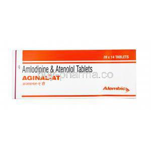 Aginal AT, Amlodipine/  Atenolol