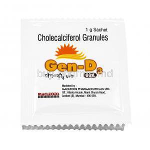 Gen D3, Cholecalciferol sachet