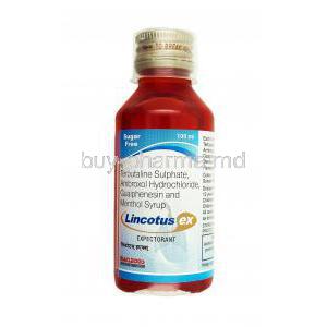 Lincotus EX Syrup, Guaifenesin/ Terbutaline/ Bromhexine