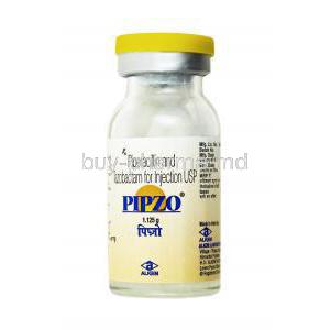 Pipzo Injection, Piperacillin and Tazobactum 1.125gm bottle