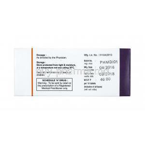 Qtripil, Quetiapine 50mg (SR) dosage