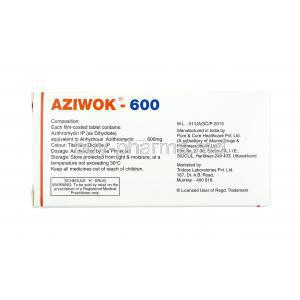 Aziwok, Azithromycin dosage