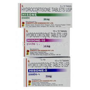 Hydrocortisone   5 mg 10 mg 20 mg