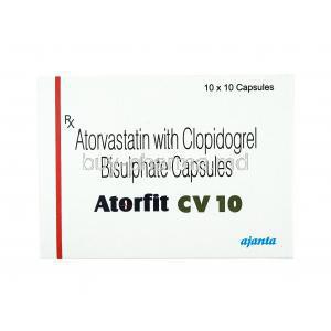 Atorfit CV, Atorvastatinand Clopidogrel 10mg