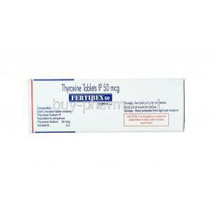 Fertibex, Thyroxine Sodium dosage