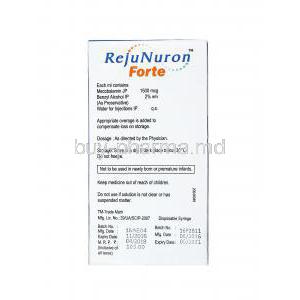 Rejunuron Injection, Methylcobalamin 1500mcg dosage