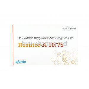 Rosutor-A, Rosuvastatin and Aspirin(ASA) 75mg