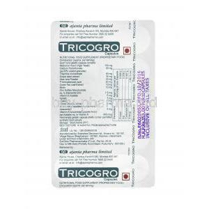 Tricogro capsules back
