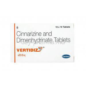 Vertidiz, Cinnarizine/ Dimenhydrinate