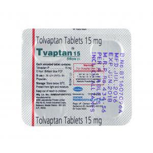 Tvaptan, Tolvaptan tablets back