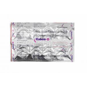 Rabee-D, Domperidone and Rabeprazole tablets