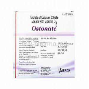 Ostonate, Calcium and Vitamin D3 manufacturer